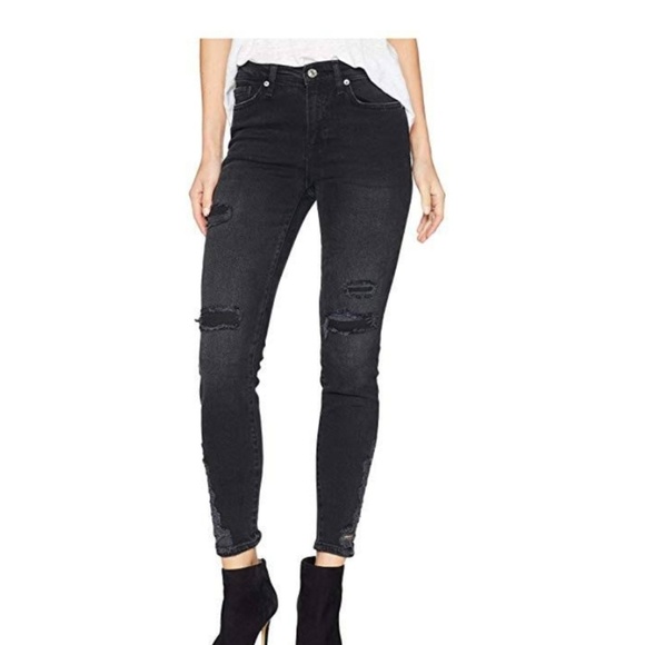 Free People Denim - FREE PEOPLE Destroyed Denim